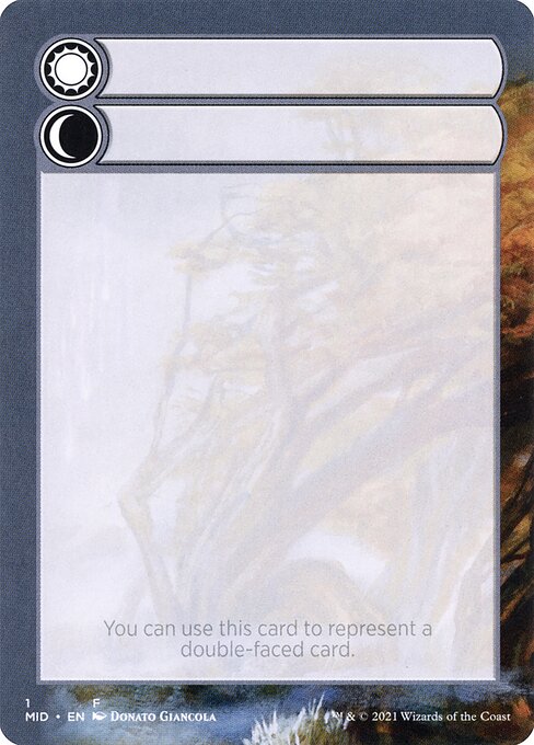 Double-Faced Substitute Card 1