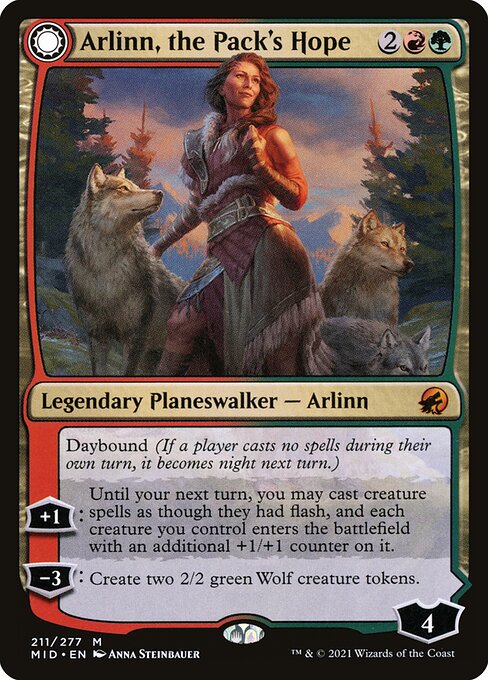 Arlinn, the Pack's Hope // Arlinn, the Moon's Fury 211