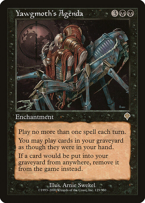 Yawgmoth's Agenda 135
