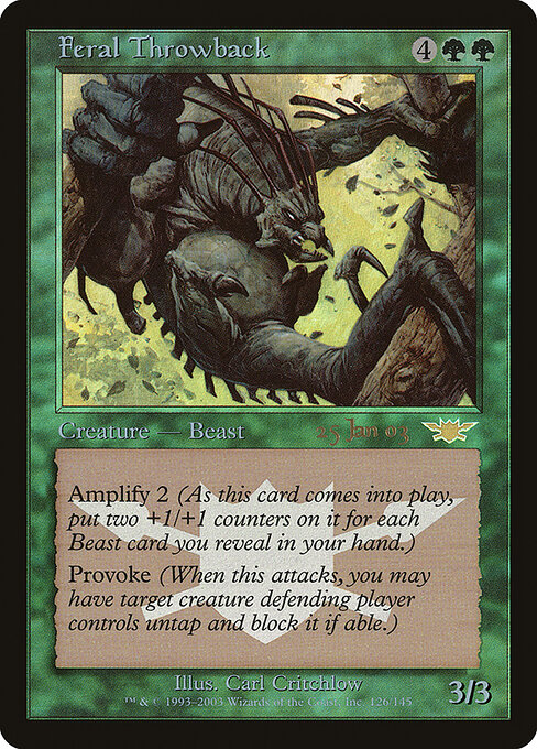 Feral Throwback 126