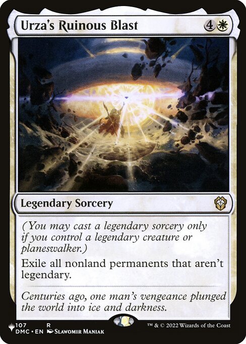 Urza's Ruinous Blast DMC-107
