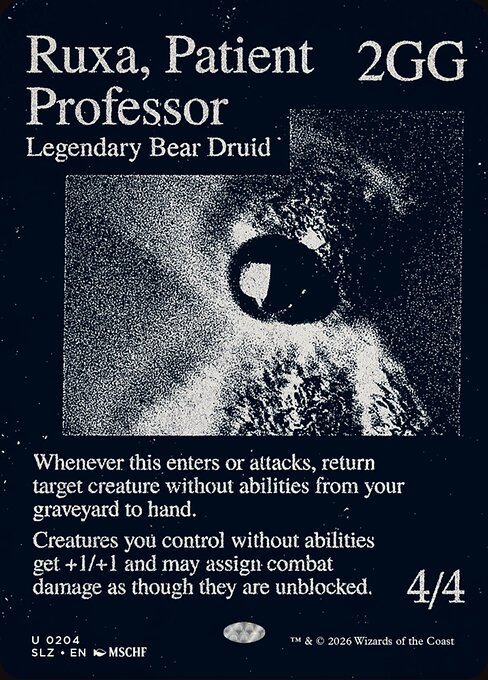 Ruxa, Patient Professor 204