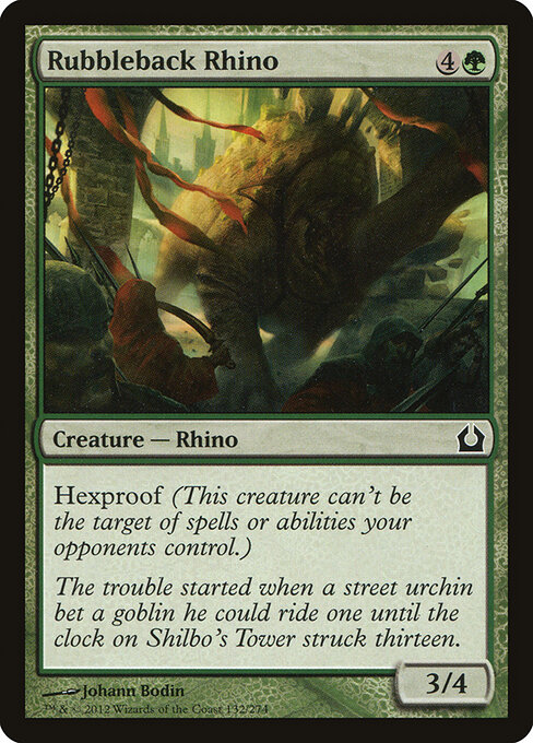 Rubbleback Rhino 132