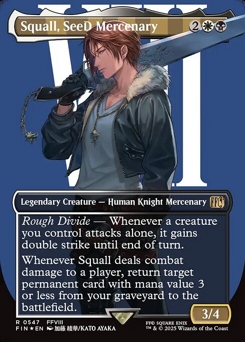 Squall, SeeD Mercenary 547