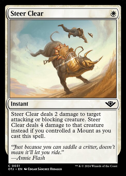 Steer Clear 31