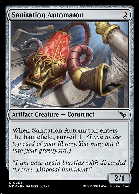 Sanitation Automaton 256