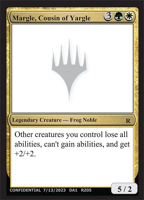 Margle, Cousin of Yargle RZ05b