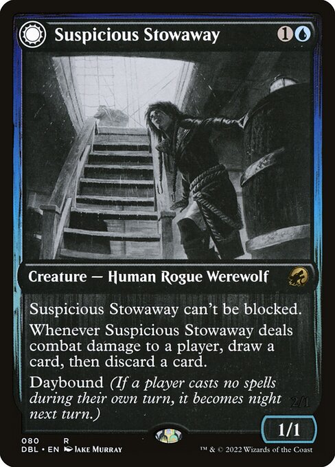 Suspicious Stowaway // Seafaring Werewolf 80