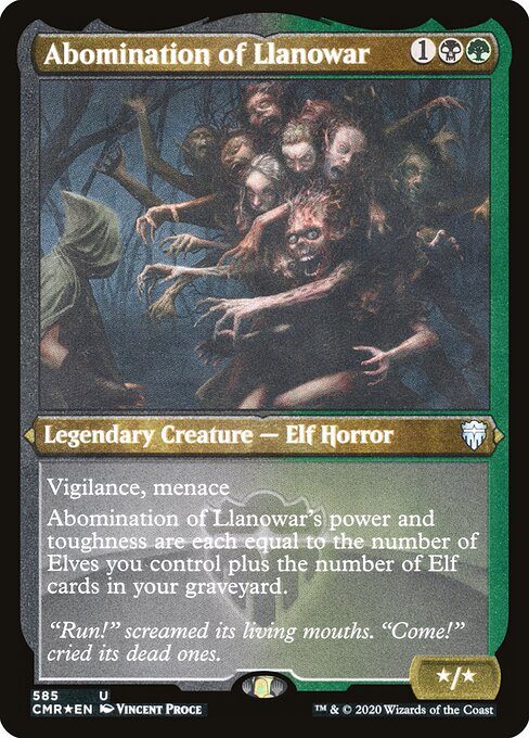 Abomination of Llanowar 585
