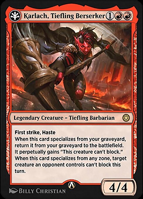 Karlach, Tiefling Berserker 14r