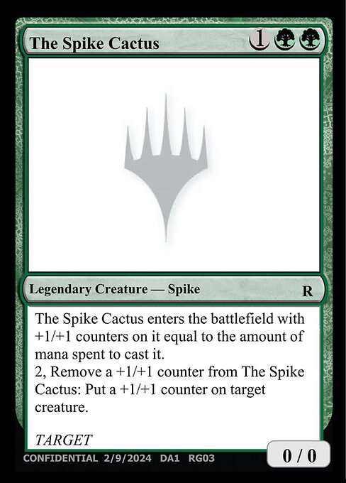 The Spike Cactus RG03e