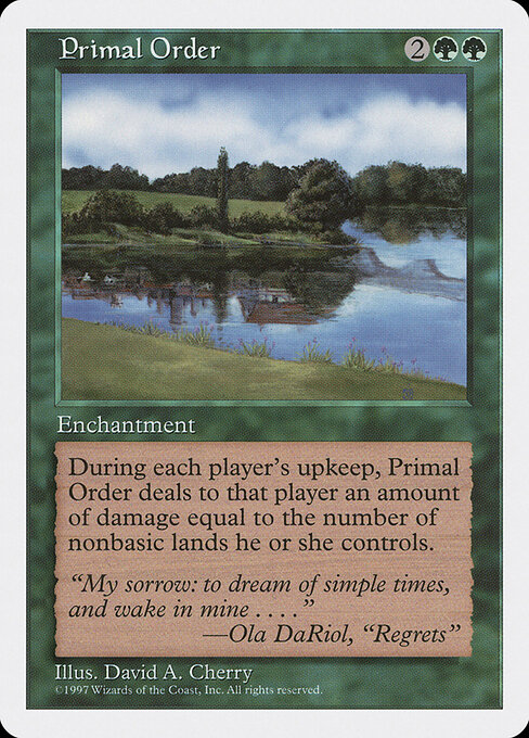 Primal Order 318