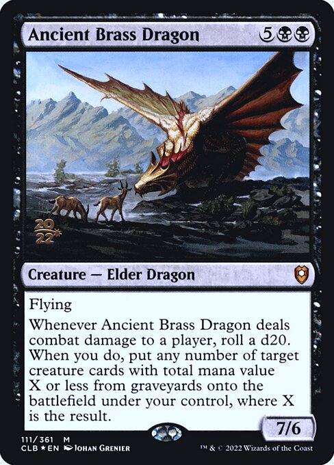 Ancient Brass Dragon 111s