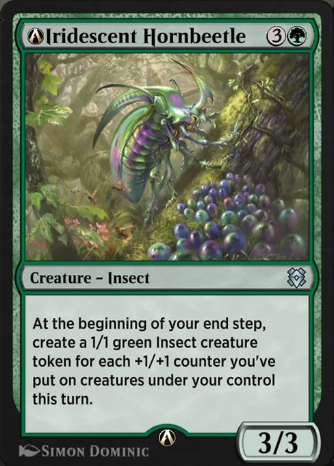 A-Iridescent Hornbeetle A-187