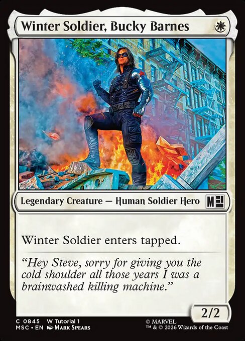 Winter Soldier, Bucky Barnes 845