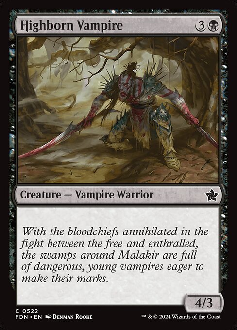 Highborn Vampire 522