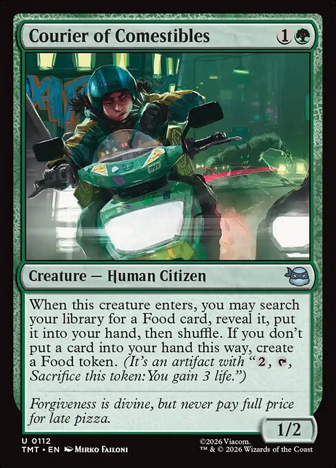 Courier of Comestibles 112