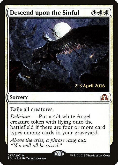 Descend upon the Sinful 13s