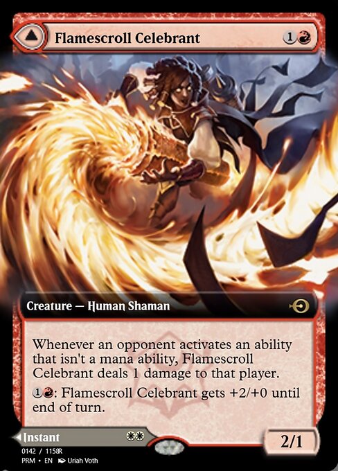 Flamescroll Celebrant // Revel in Silence 90256