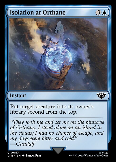 Isolation at Orthanc 57