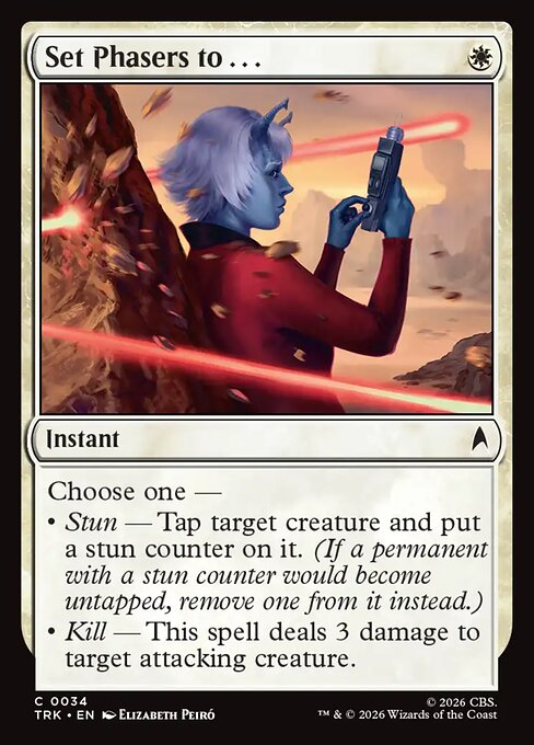 Set Phasers to . . . 34
