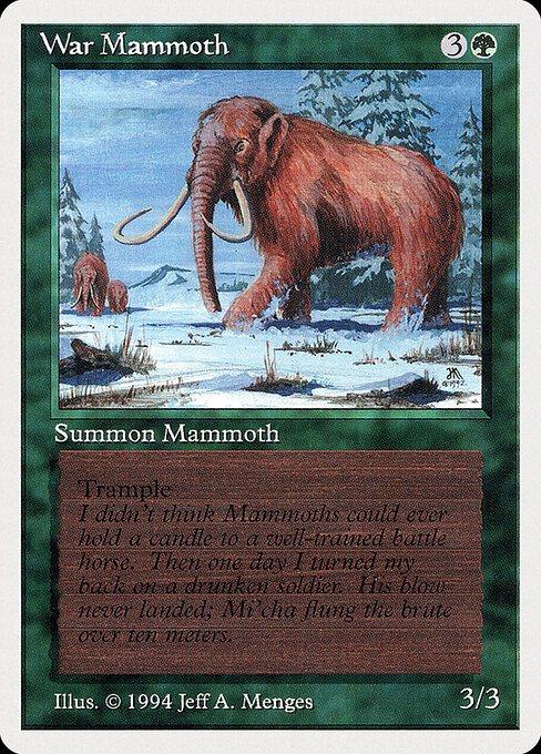 War Mammoth 228