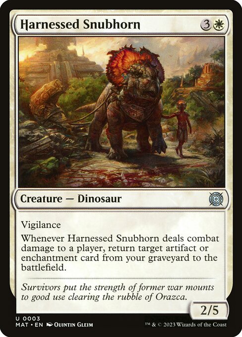 Harnessed Snubhorn 3