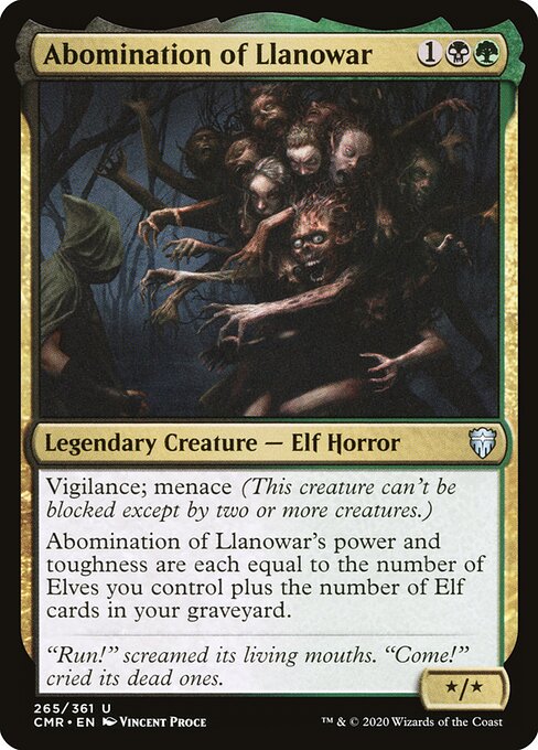 Abomination of Llanowar 265