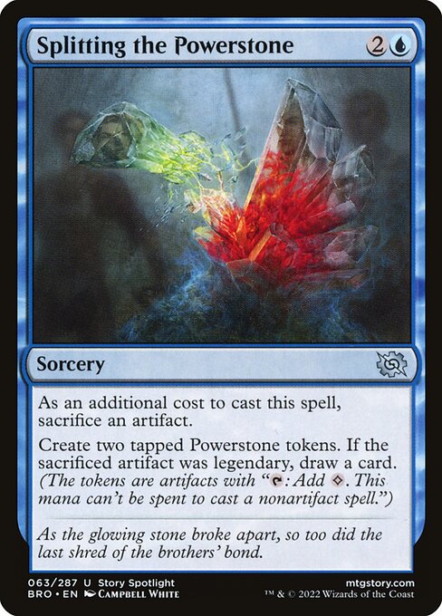 Splitting the Powerstone 63