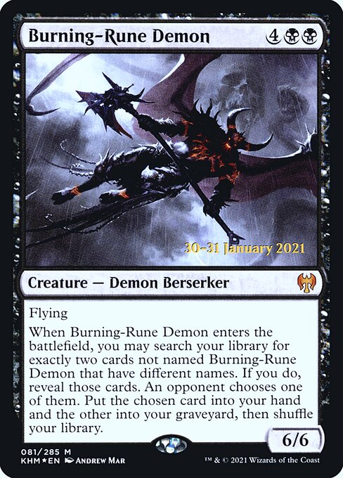 Burning-Rune Demon 81s