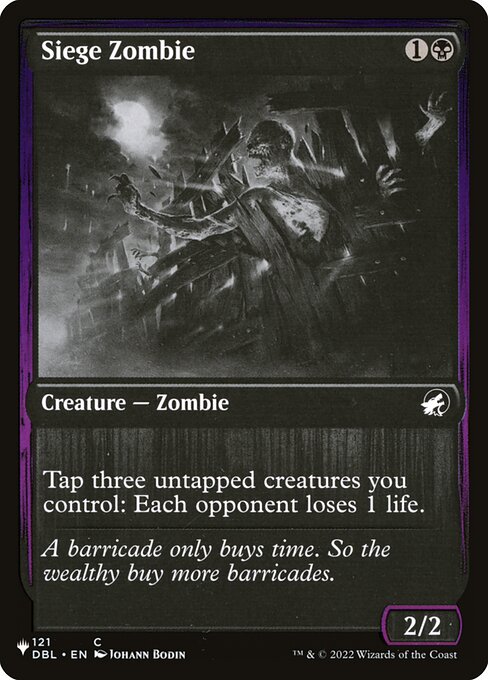 Siege Zombie DBL-121