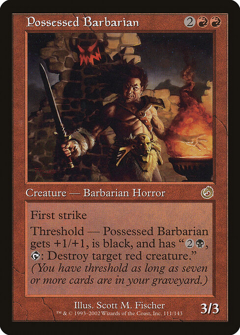 Possessed Barbarian 111