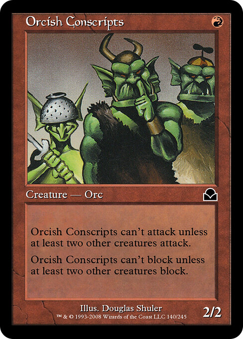 Orcish Conscripts 140