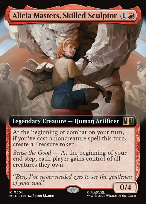 Alicia Masters, Skilled Sculptor 356