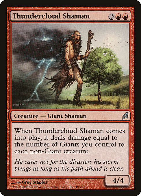 Thundercloud Shaman 195