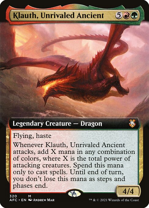 Klauth, Unrivaled Ancient 320