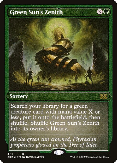Green Sun's Zenith 461
