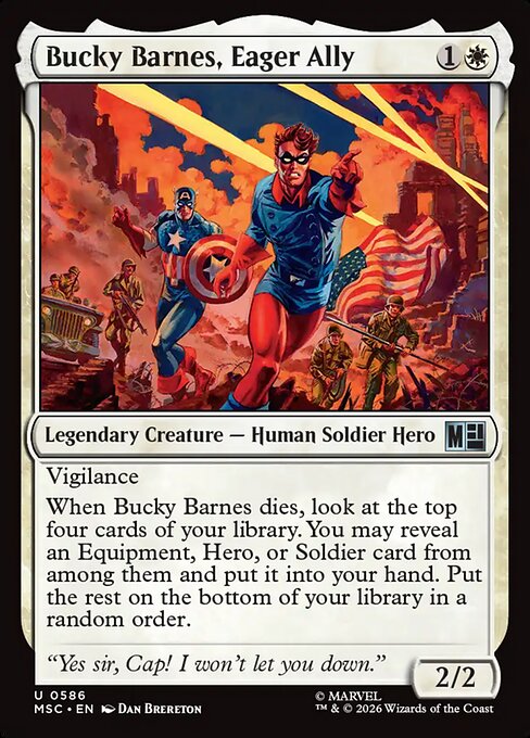 Bucky Barnes, Eager Ally 586