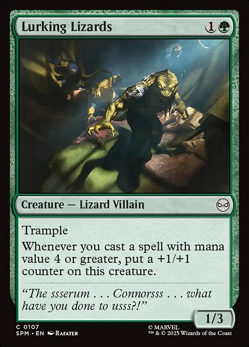Lurking Lizards 107