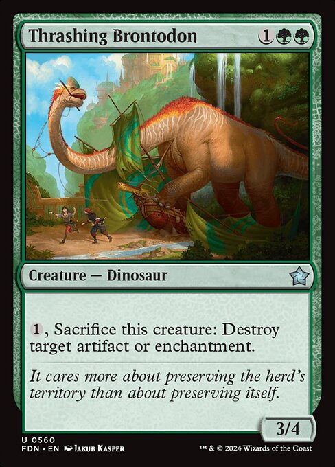 Thrashing Brontodon 560