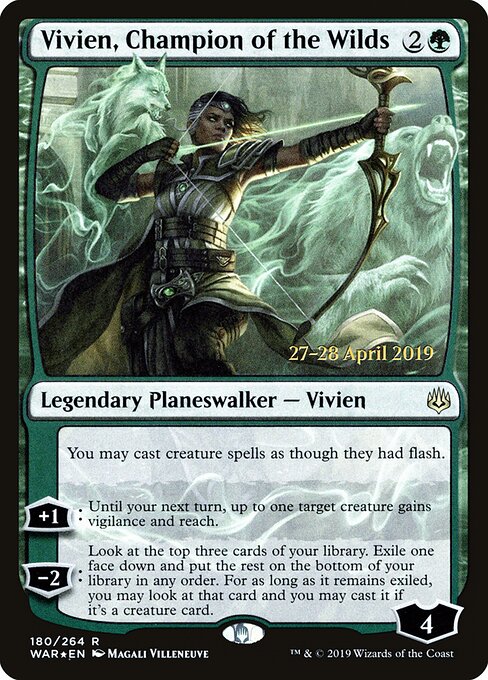 Vivien, Champion of the Wilds 180s