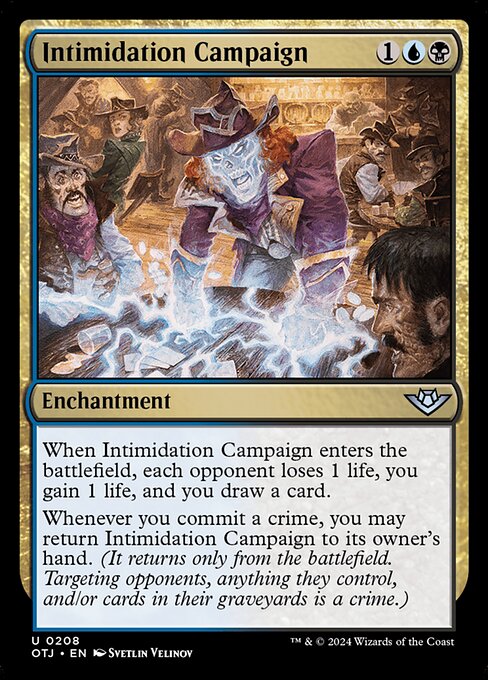 Intimidation Campaign 208