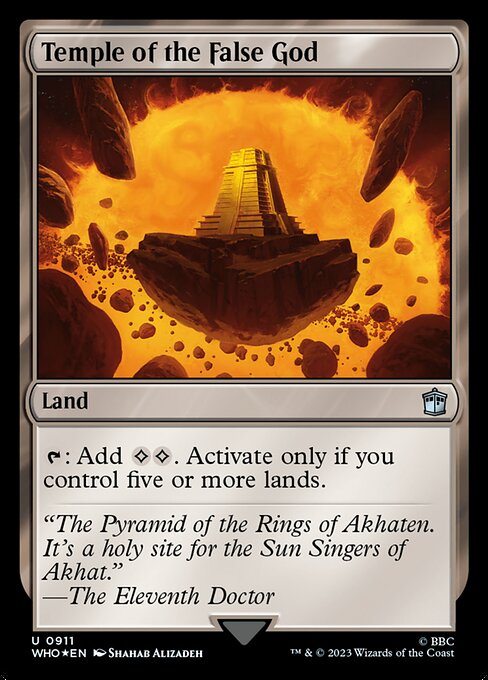 Temple of the False God 911