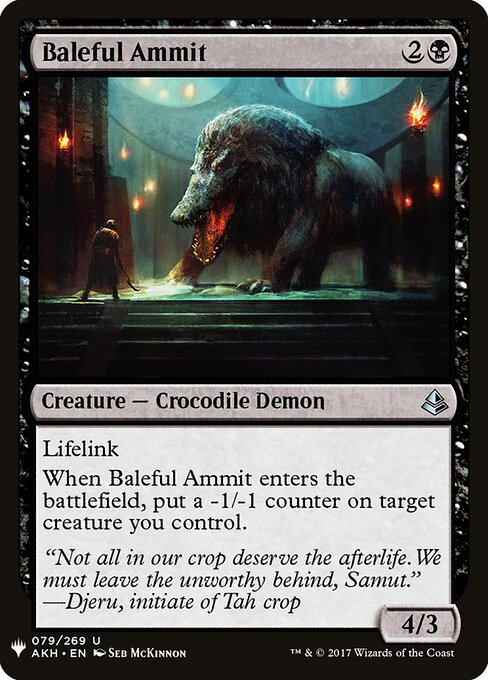 Baleful Ammit AKH-79