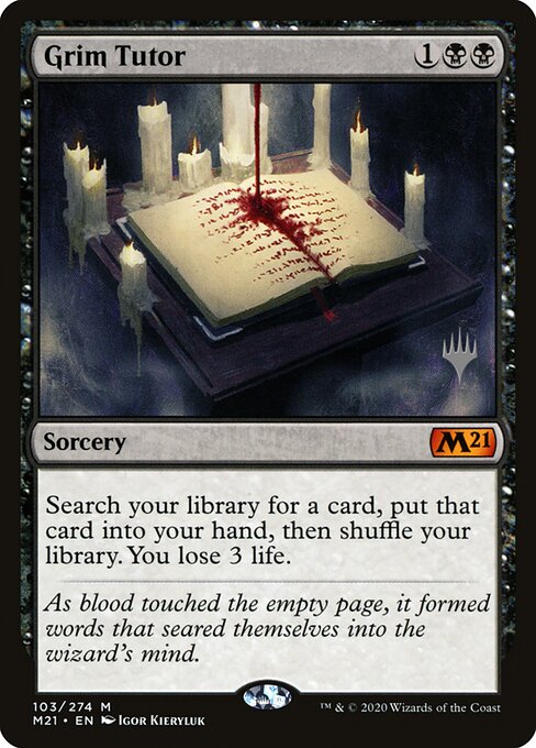 Grim Tutor 103p