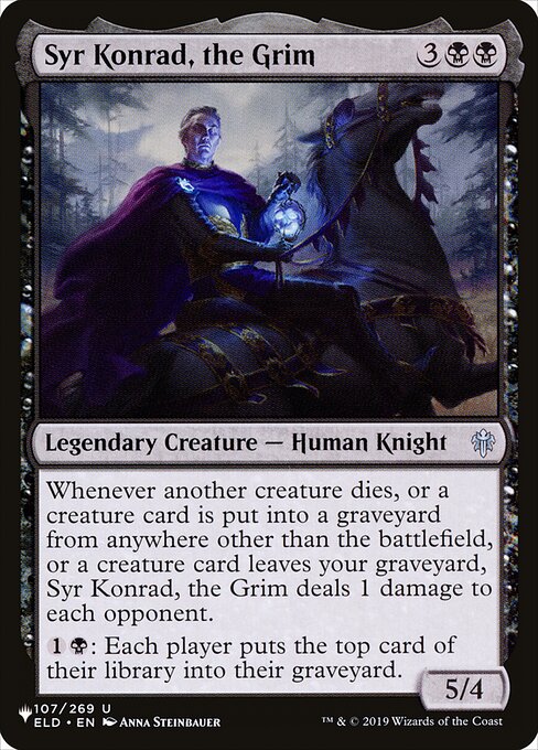 Syr Konrad, the Grim ELD-107