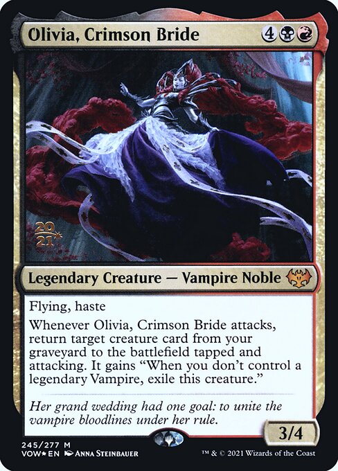 Olivia, Crimson Bride 245s