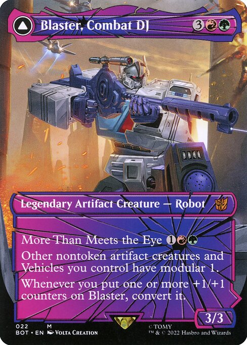 Blaster, Combat DJ // Blaster, Morale Booster 22