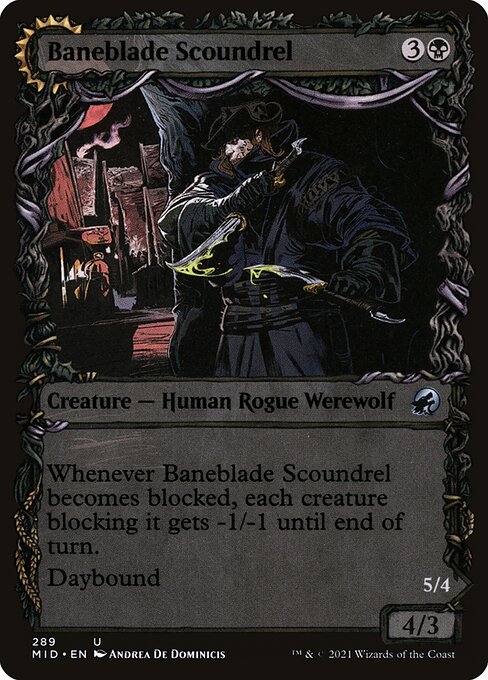 Baneblade Scoundrel // Baneclaw Marauder 289