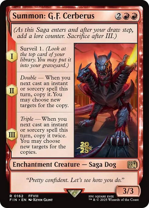Summon: G.F. Cerberus 162s